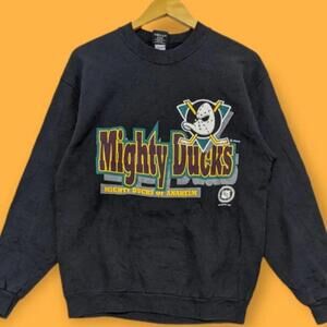 1992 The Mighty Ducks Sweatshirt Mighty Ducks Crewneck The Mighty